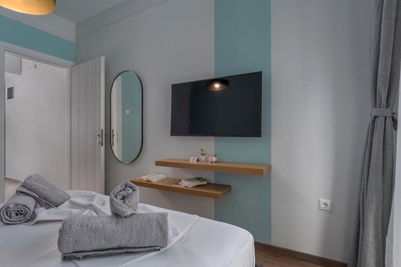 Estia Thessaloniki Apartment, Cozy, Spacious, Sunny, 2 Rooms-5 Beds 外观 照片