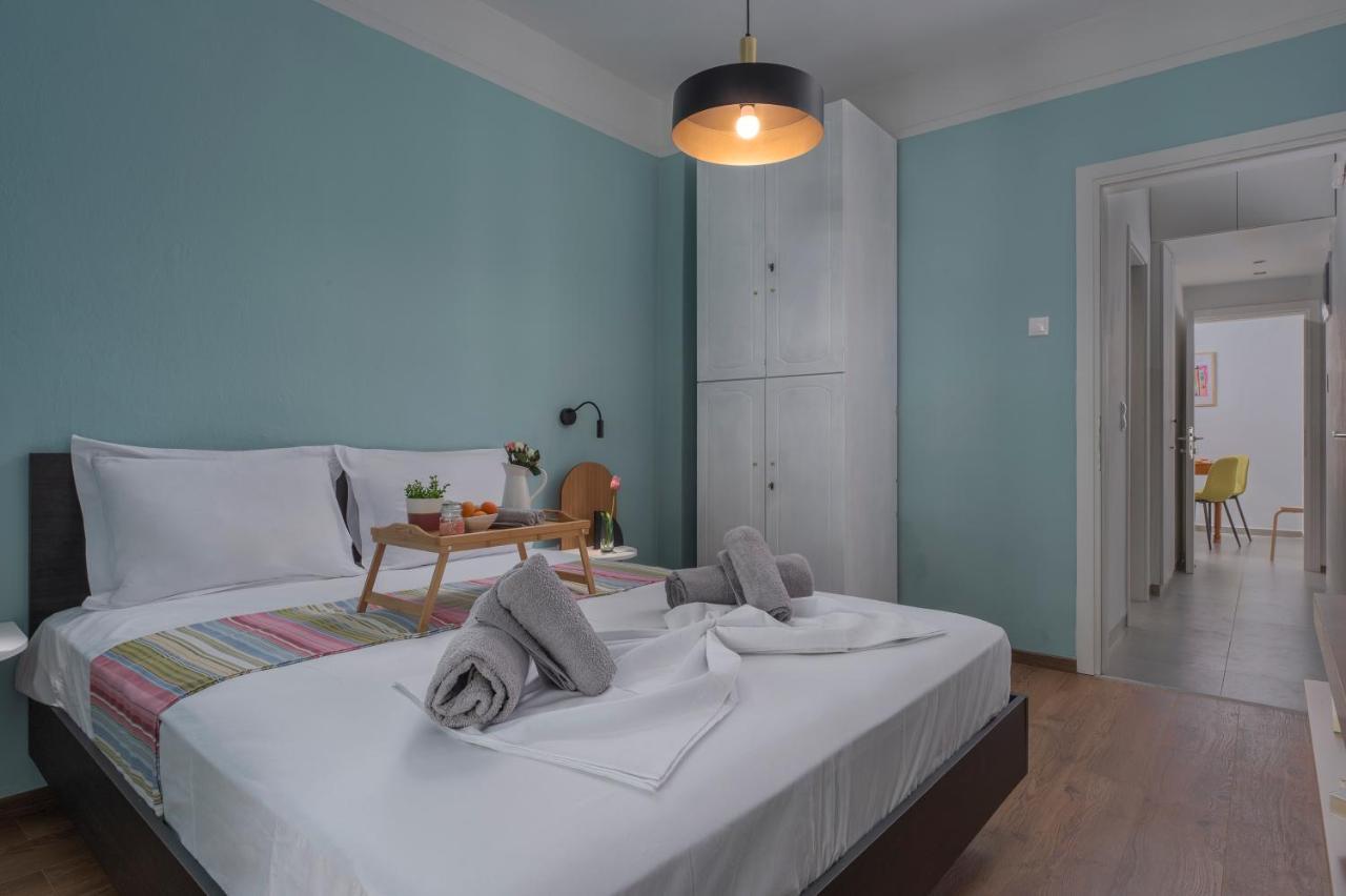 Estia Thessaloniki Apartment, Cozy, Spacious, Sunny, 2 Rooms-5 Beds 外观 照片
