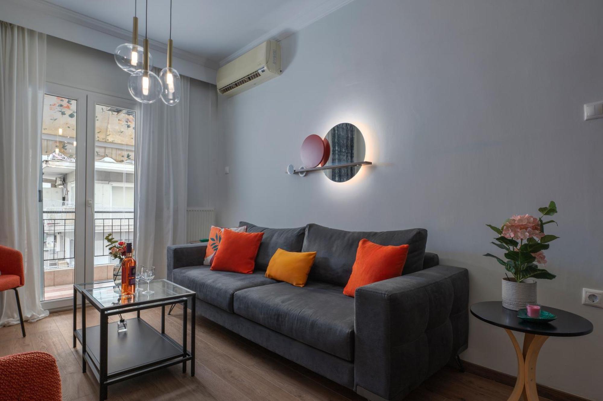 Estia Thessaloniki Apartment, Cozy, Spacious, Sunny, 2 Rooms-5 Beds 外观 照片