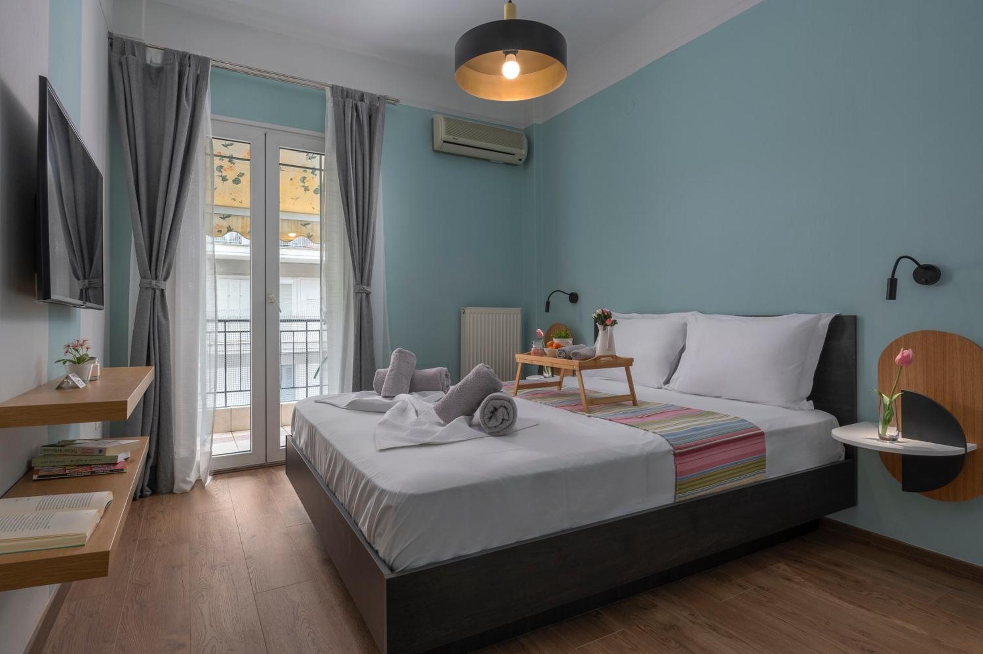 Estia Thessaloniki Apartment, Cozy, Spacious, Sunny, 2 Rooms-5 Beds 外观 照片