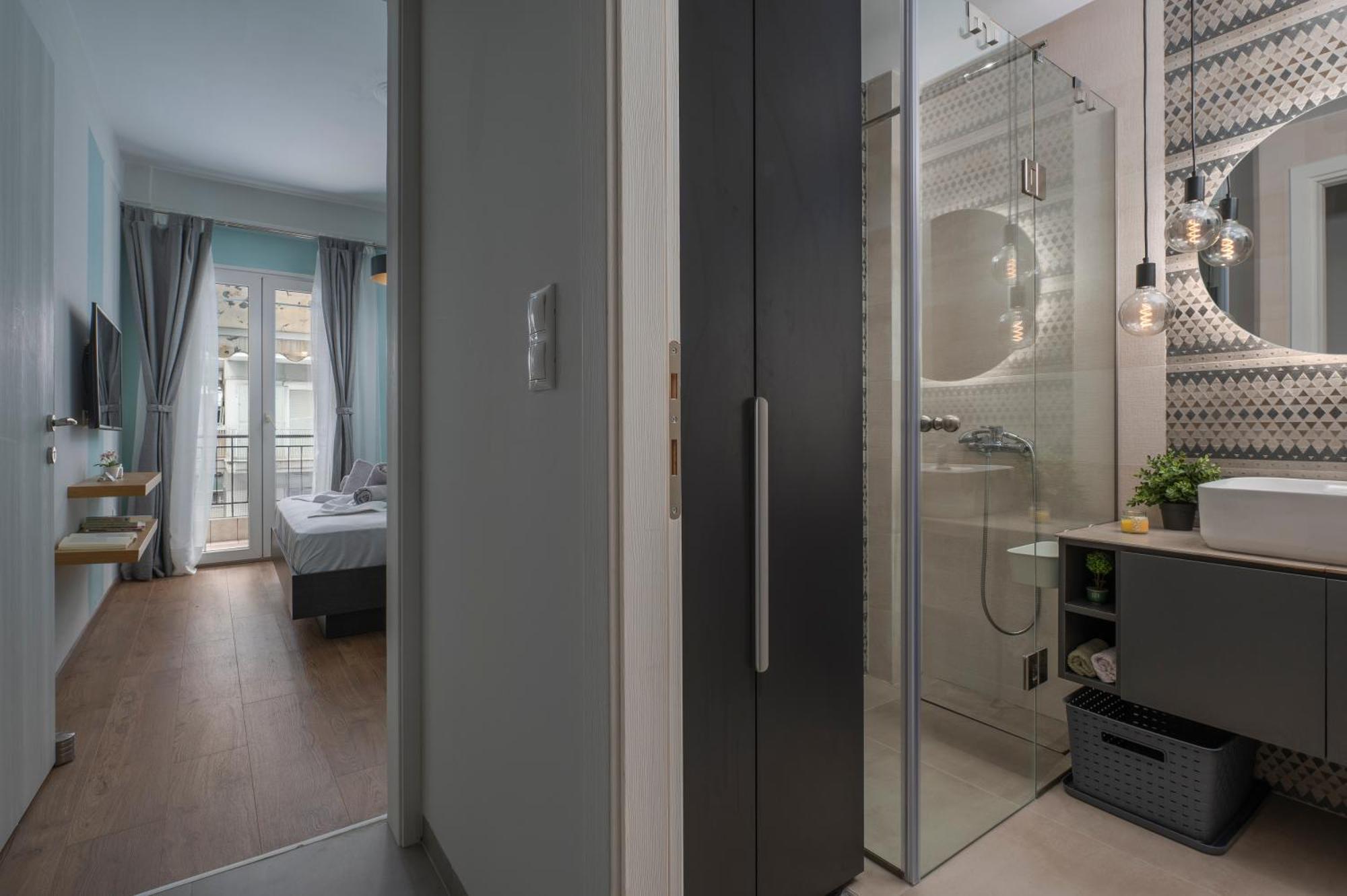 Estia Thessaloniki Apartment, Cozy, Spacious, Sunny, 2 Rooms-5 Beds 外观 照片